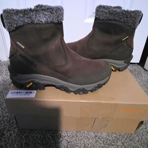 Merrell Women's Coldpack 3 Thermo Mid Zip Waterproof boots brown/cinnamon Size 7